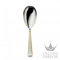 06033044 Robbe & Berking Art Deco "Серебро + узорная позолота" Сервировочная ложка 25,9см