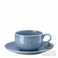 44020-640211-14770 Rosenthal Joyn Denim Blue Чашка с блюдцем 0,28л