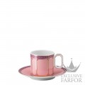 10570-426350-14715 Rosenthal Signum by Swarovski "Rose" Чашка эспрессо с блюдцем 0,08л
