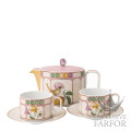 10570-426400-28511 Rosenthal Swarovski Idyllia "Marshmallow" Набор чайный из 3 предметов