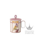 10570-426405-15482 Rosenthal Swarovski Idyllia "Finch Pink" Кружка с крышкой 0,39л