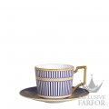 1058036 Wedgwood Anthemion Blue Чашка эспрессо с блюдцем 70мл