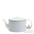 1079068 Wedgwood Gio Pinstripe White Чайник 940мл