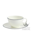 1079130 Wedgwood Gio Blue Line Чашка чайная с блюдцем 260мл