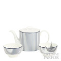 1082471 Wedgwood Gio Pinstripe White Набор чайный из 3 предметов