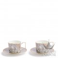 1076489 Wedgwood Renaissance Grey "Accents" Чашка чайная с блюдцем 250мл, 2шт.