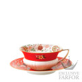 40024021 Wedgwood Wonderlust "Crimson Orient" Чашка чайная с блюдцем 150мл