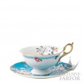 40024024 Wedgwood Wonderlust "Apple Blossom" Чашка чайная с блюдцем 150мл